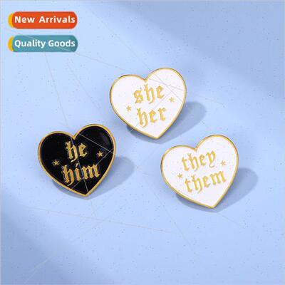 personalised English third person HE HIM creative letters si