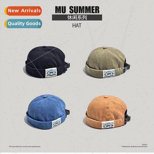Hat female winter retro applique polar bear melon skin cap f