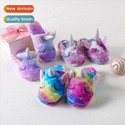 Facecloth cartoon unicorn home baby care shoes middle large