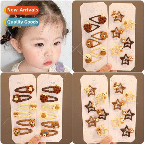 Children curry small bb hair clips girls baby ehead bangs cl