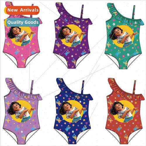 Magic Full House swimsu girls ruffle one-piece swimsu baby c