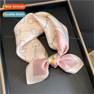 fall temperament women new scarf spring square 2023 small