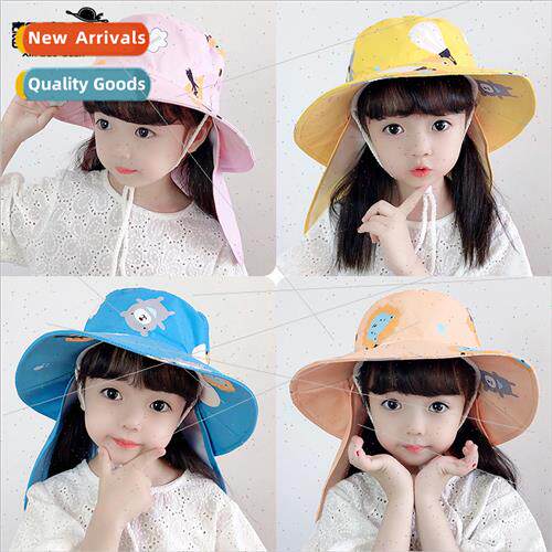 1015 summer children sun hat men women baby fisherman hat wh