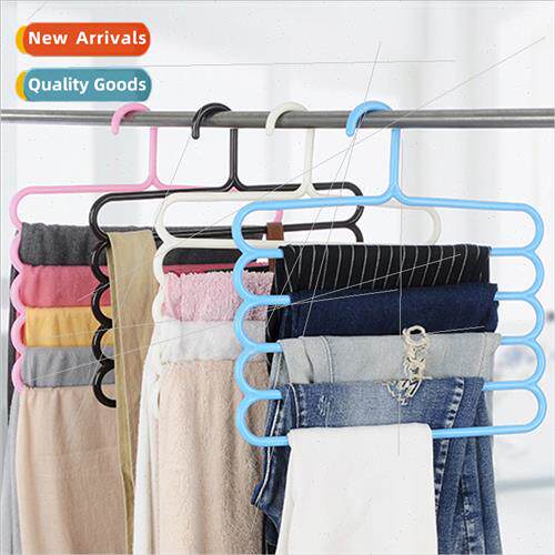 Five tier drying rack coat rack multi-layer silk scarf rack