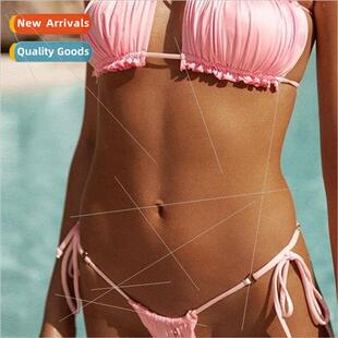 Plunge Bikini Womens Europe Swimsu Spl New Tie Swimwear Dot