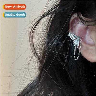 ngle ear sweet cool wind ear clip female butterfly fishtail