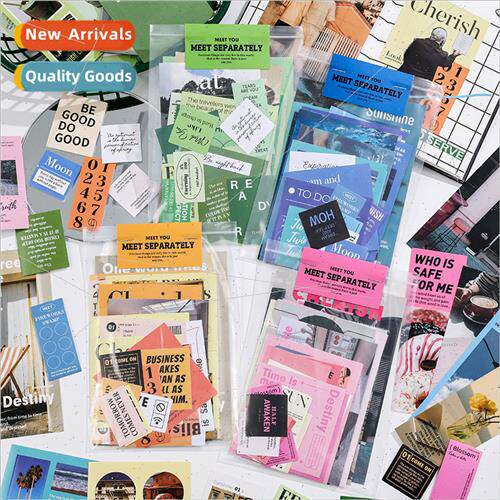 Meet alone Korea material package lerary retro handbook mate