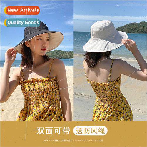 Japan double-sided fisherman hat children summer sunscreen f