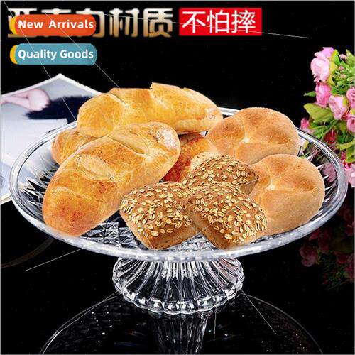 ving room fru plate transparent snack tray wh base fru plate