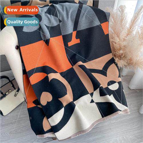 2023 new scarf female fall winter Europe Uned States Uned St
