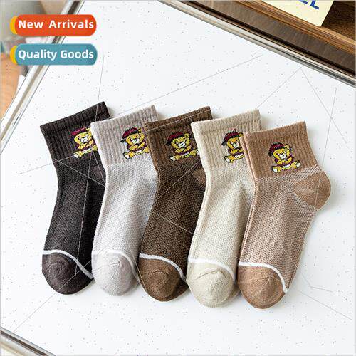 Children socks spring summer girls thin cartoon socks animal