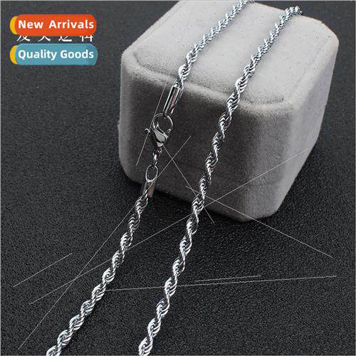 Do not fade 60cm keel chain men medium-length twist braided