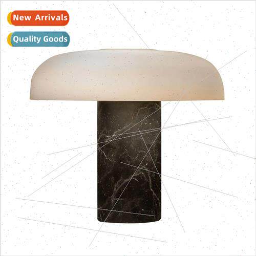 -modern light luxury marble table lamp Scandinavian designer