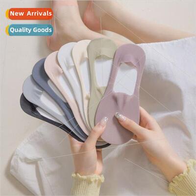 Socks female summer ultra-thin ice silk mesh breathable boat