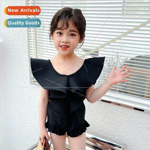 Childrens swimsus girls 2023 new summer Korea swimsu bow cut