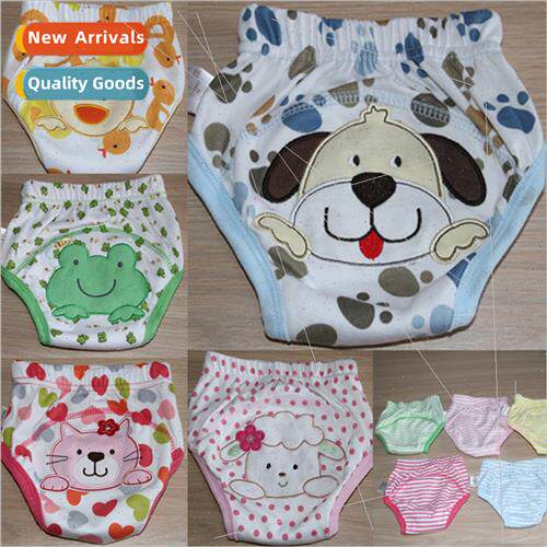 4-Layer Cartoon Learning Pants Children Pee Training Pants B