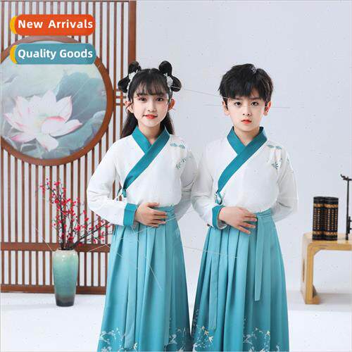 Childrens ancient Chinese dress hanbok national school unim