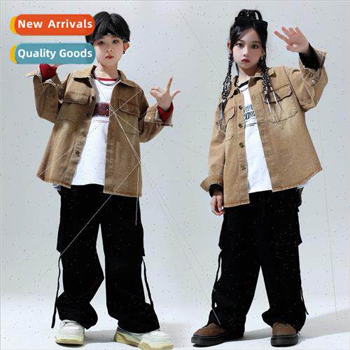 Childrens Set Dance Merad Jacket Autumn Permance Clothes Boy