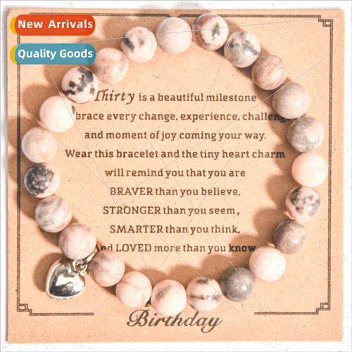 Europe Uned States fashion pink zebra love pendant bracelet