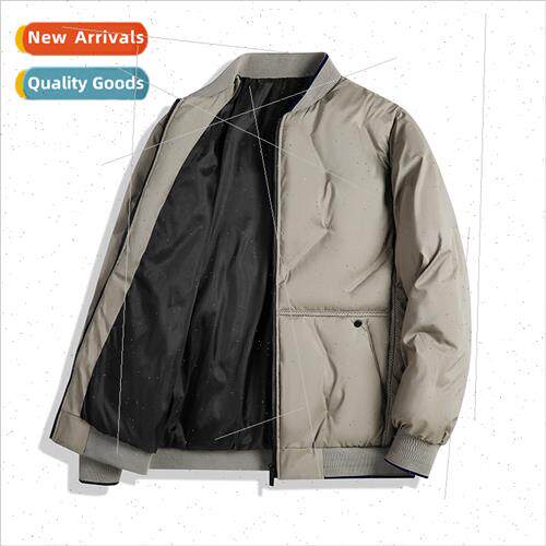 Hoodless cotton jacket men winter new tide baseball collar j
