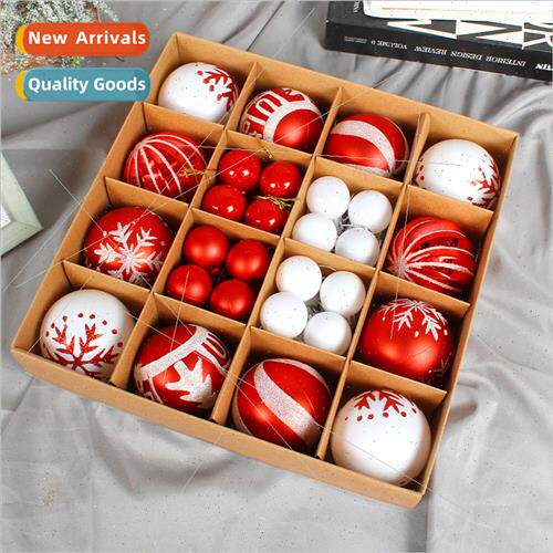 Christmas decoration colorful ball gift box set creative pai