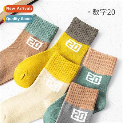 Baby socks childrens fall and winter mid-calf socks cartoon