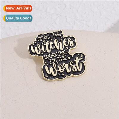 Europe Uned States jewelry letters commemorative alloy brooc