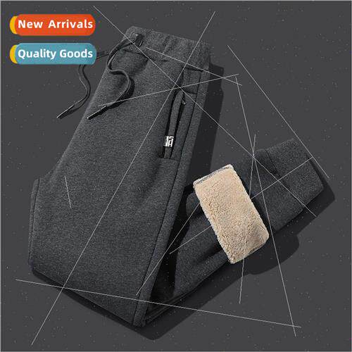 Large size padded cotton pants fall winter men outer wear la图片