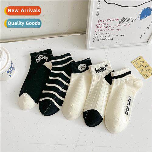 Socks women short socks cotton thin spring fall shallow mout
