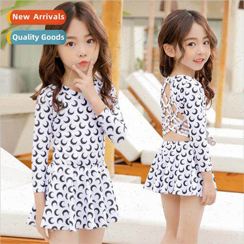 Childrens swimsus women girls one-piece summer skirt type cu
