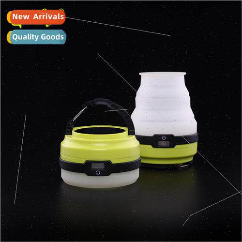 Outdoor licone Camping ght New Solar Powered USB Rechargeabl