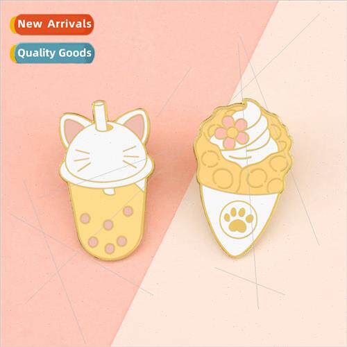 Sweet Moment cartoon food brooch cute Japan metal badge pin
