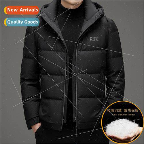 2023 winter thickened removable hooded 90 down down jacket m