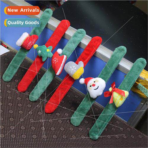 Creative plush Santa Claus elk pat circle cartoon flannel de