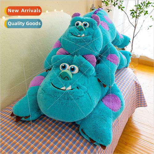 Plush toy monster Sullivan doll blue hair monster doll large