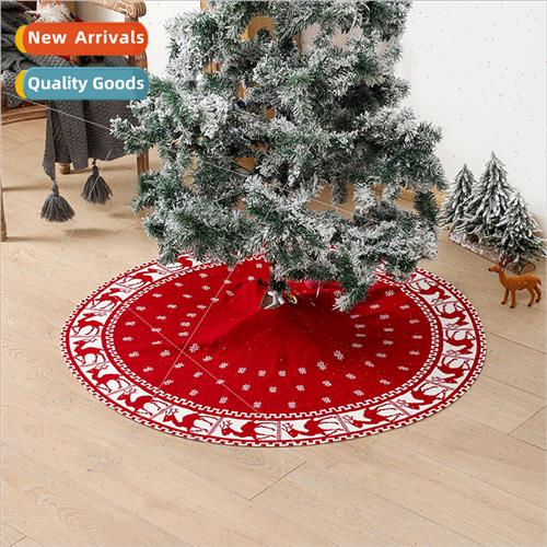 New Christmas e skirt snowflake elk knted Christmas e apron
