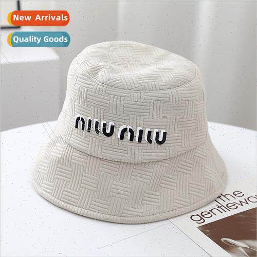 2023 new pot hat straight label fall winter Korean  hundred