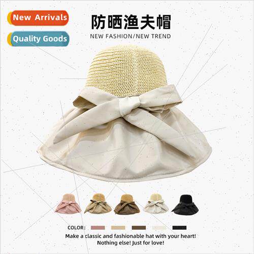 2023 summer new Korea sun hat bow bow breathable sun hat spo