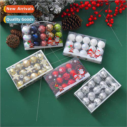 New Christmas Day Decoration Balls Foam Sequin Color Balls F