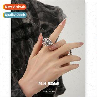 nich pearl color lose not women ring firework small Korea
