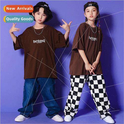 Childrens Hip Hop Set Dance  Clothes Girls Fashion Jazz Danc