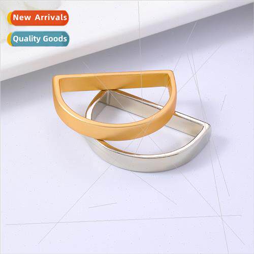 Zinc Alloy Half Round Napkin Ring Creative Modern Minimalist