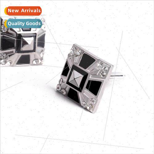 New square men diamond cufflinks Cufflinks fashion men shirt