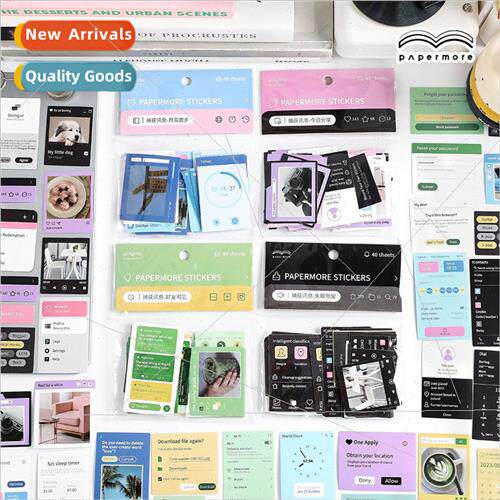 Capture ssage stickers sticker pack Korea retro English hand