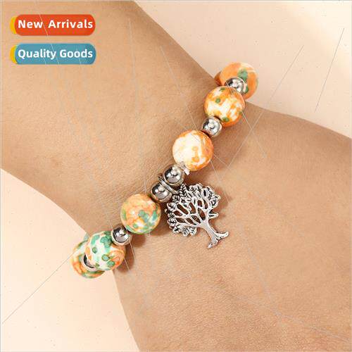 new natural stone e life bracelet lucky stone simple versati