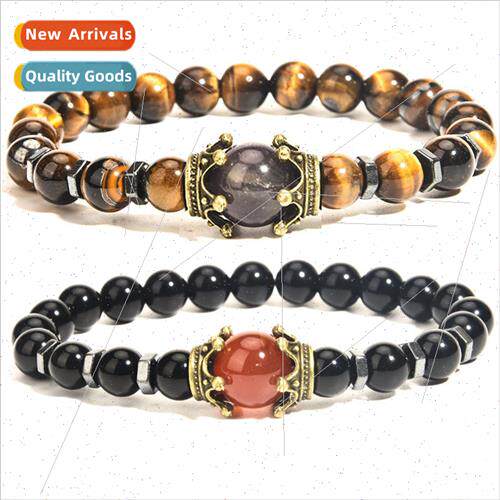 2022 New  Europe American fashion luxury crown men jewelry b