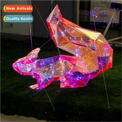 APP point control Easter bunny translucent colorful led ligh