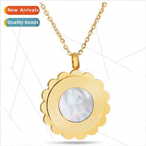 Europe ins simple minimalist round sunflower polka dot fashi