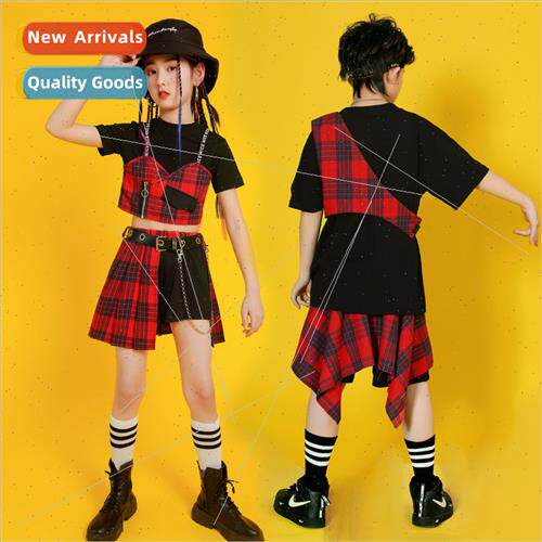 June 1 childrens permance clothing set dance su national tid