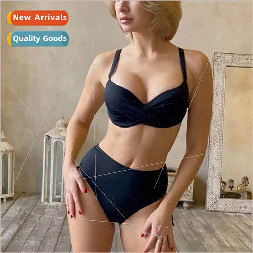 2024 Russian High Waist Bikini Sexy Hard Wrap Bikini Skinny